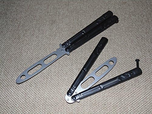 Bailianfang Since 1998 Toy knife Daily training knife for Flexibly of hand Double handle folding knife without sharp edge