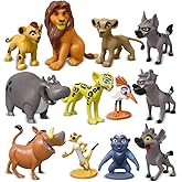 Minaso 12-Pc Mini Animal Action Figures, Collectible Toys for Kids, Perfect for Cake Toppers &amp; Desktop Decorations