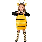 Jococs Bee Costume Dress Up Bees Outfit Bumble Suit Honey Bee Dress Up for Dancing Party Cosplay