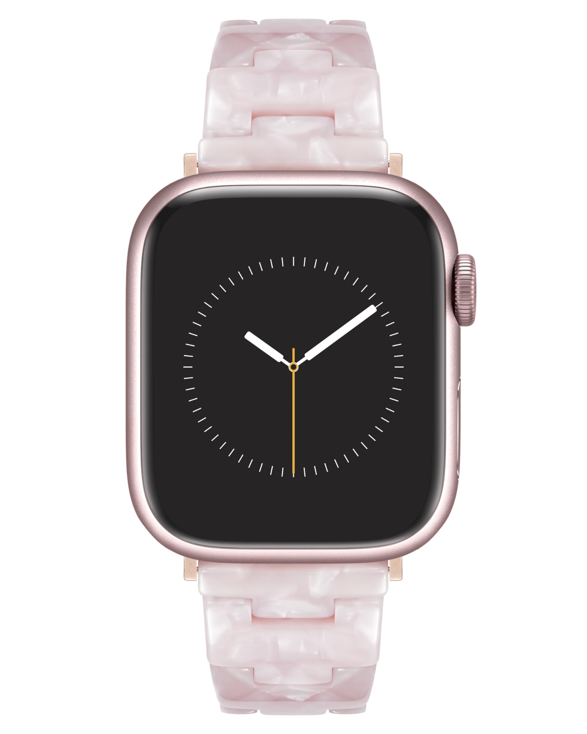 Anne Klein Women's Acetate Fashion Band for Apple Watch Secure, Adjustable, Apple Watch Band Replacement, Fits Most Wrists