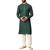 Sonisha SK133 Men's Green Kurta Pajama Set Wedding Kurta Pyjama Indian Party Suit