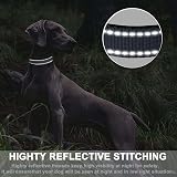 ATETEO Reflective Adjustable Dog Collar with Soft Neoprene Padding 13-19.7in view 5