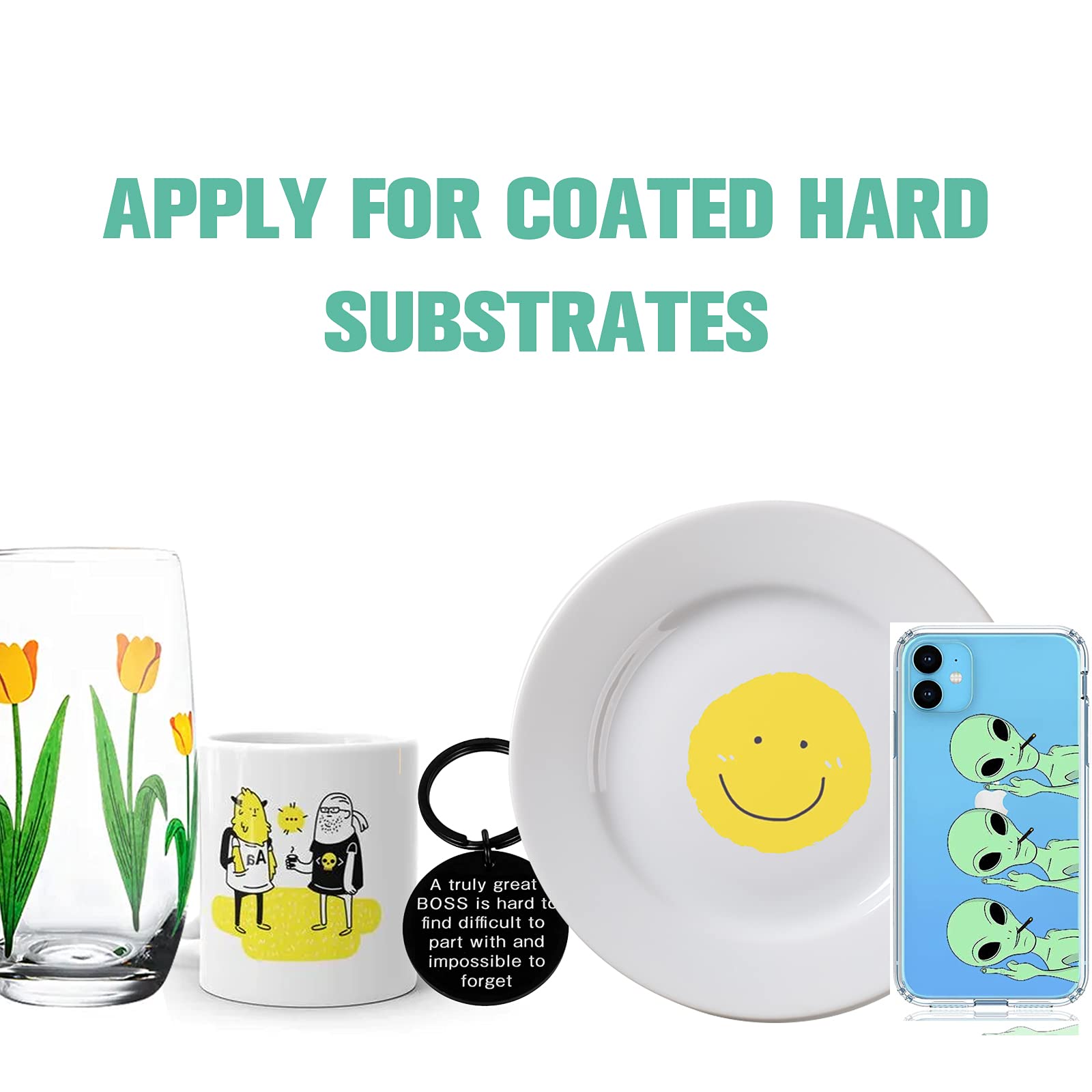 SLANZVAL 250ml Sublimation Coating for Ceramics, Mugs, Phones case, Metal, Wood, Glass, Leather, Tumbler, All Hard Surfaces Sublimation Spray with high Gloss Finish, Waterproof and Super Adhesion