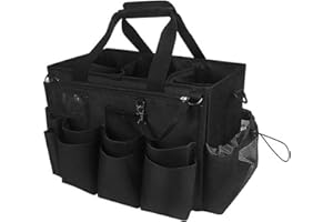 Multipurpose Cleaning Accessories Bag with Adjustable Strap Suitable for Homekeepers & Professional to Store Essential Profes