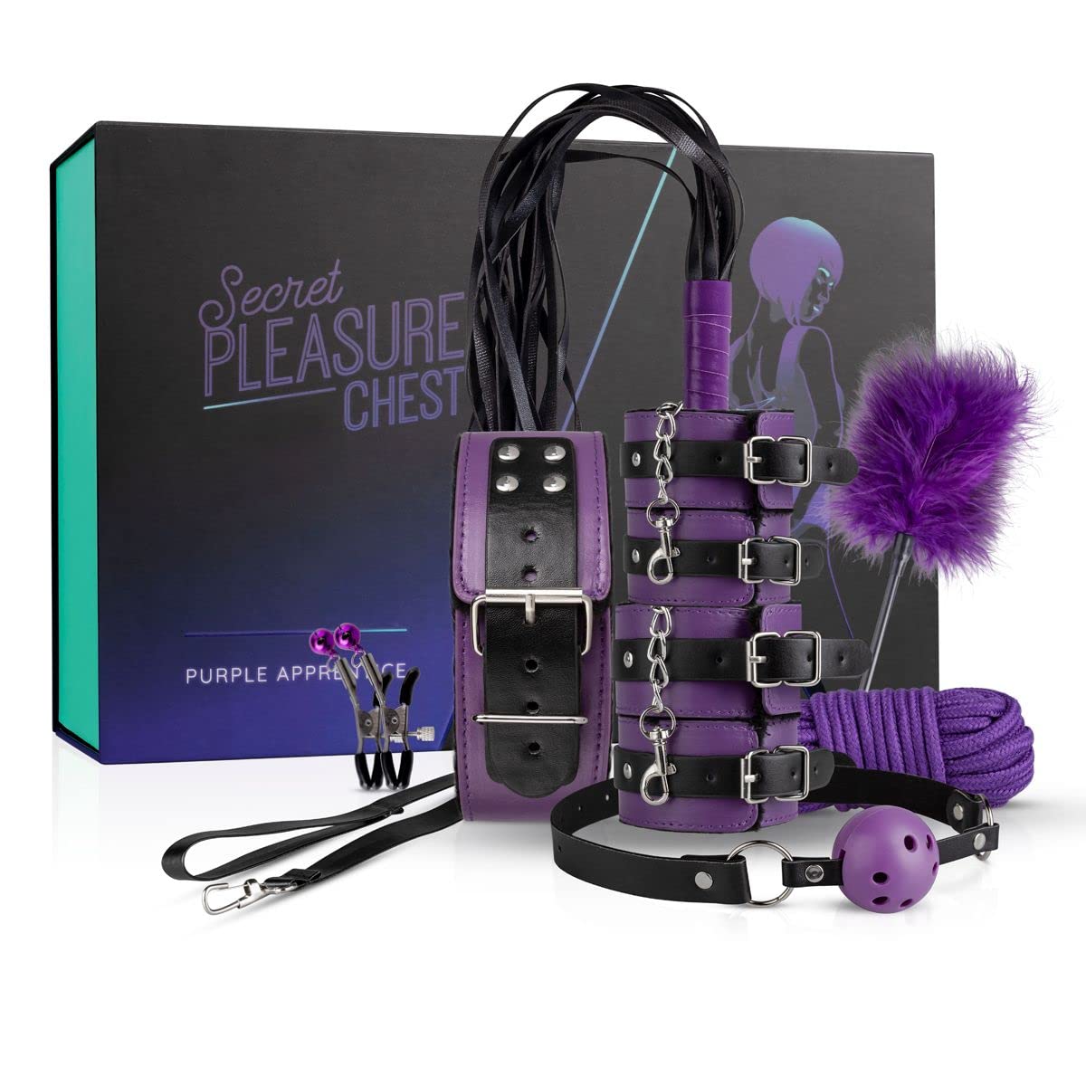 Loveboxxx Premium Bondage Set, 7 Piece