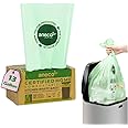 ANECO 100% Compostable Food Waste Bags 13 Gallon, 35 Count, Extra Thick Kitchen Compost Bags, Large Compostable Bags for Tall Kitchen Bin (Pack of 1)