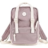 himawari Laptop Backpack for Women, 14.9 Inch,Large Capacity College Bookbag for School, Waterproof Casual Daypack for Travel-1088-02#Purple