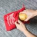 (2 Pack) Microwave Potato Cooker Bag- Potato Express Pouch, Perfect Potatoes Just in 4 Minutes!- Red