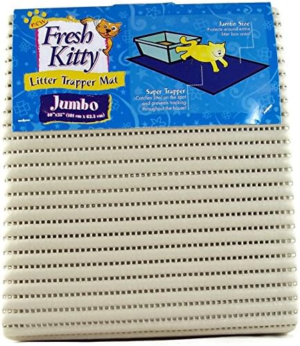 Fresh Kitty Litter Trapper Mat Jumbo Size 40 X 25 the Color Is Light Tan