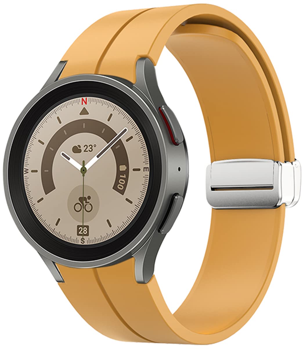 BBZ for Galaxy watch7/watch FE Strap,20MM quick release Silicone Strap Compatible with Galaxy Watch 6/Galaxy Watch 5 40mm 44mm /Galaxy Watch 4 40mm 44mm /Galaxy Watch 4 Classic 42mm 46mm/Watch 3 41mm