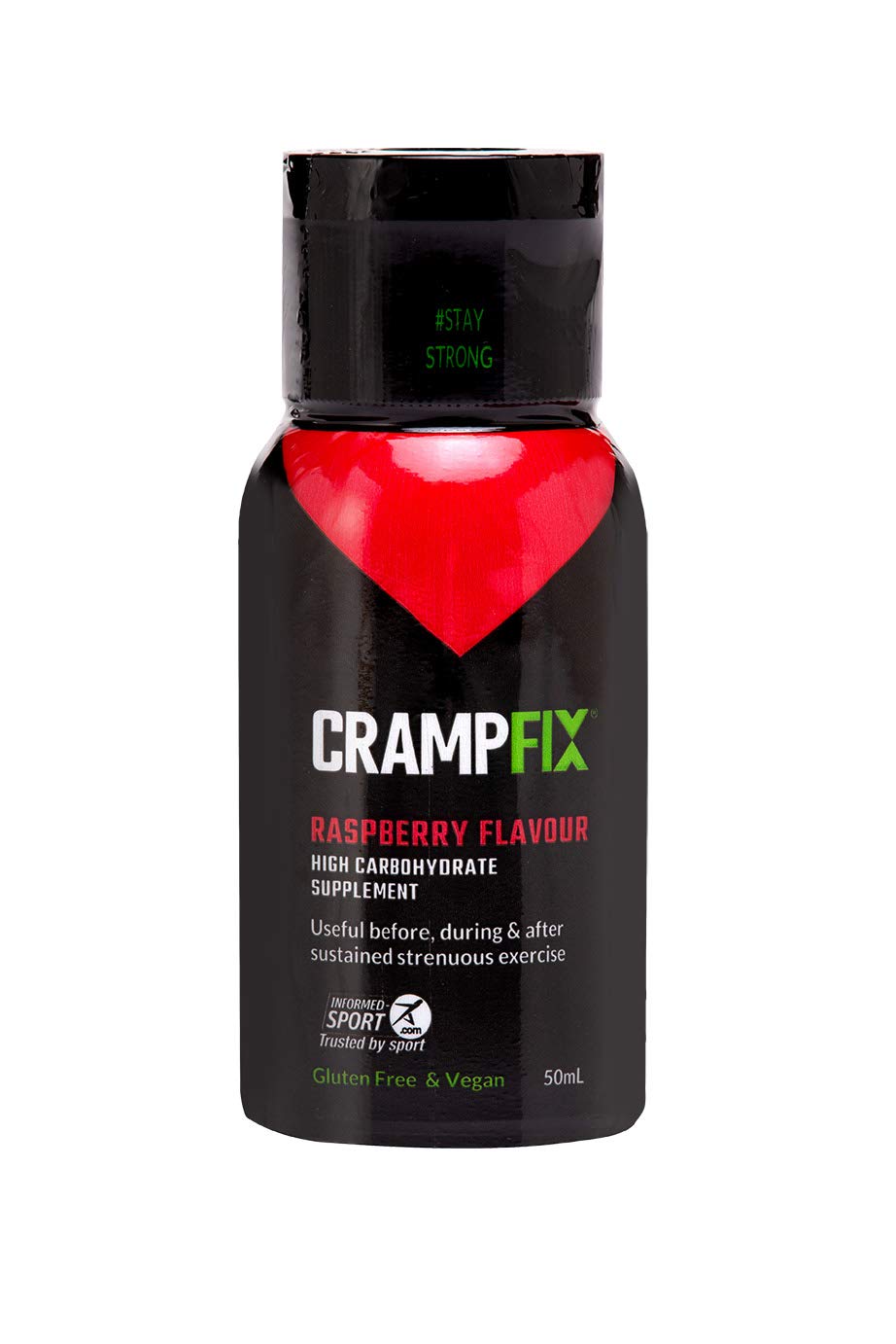 Crampfix 50ml Flip-Top Lid Squeeze Bottle - Fast & Effective Relief from Muscle Cramp (Raspberry)