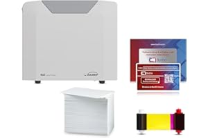 Bodno Seaory S25 Single Sided ID Card Printer & Complete Supplies Package ID Software - Bronze Edition