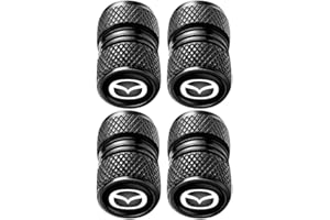 WGRIF Tire Valve Stem Caps Air Cover for Mazda CX-5 CX-7 CX-8 M6 MX5 RX7 RX8 A8 CX9 MX6 R3 M2 M5 Stem Cap Universal Wheel stem caps for Cars, SUV, Truck, Motorcycles Car Accessories