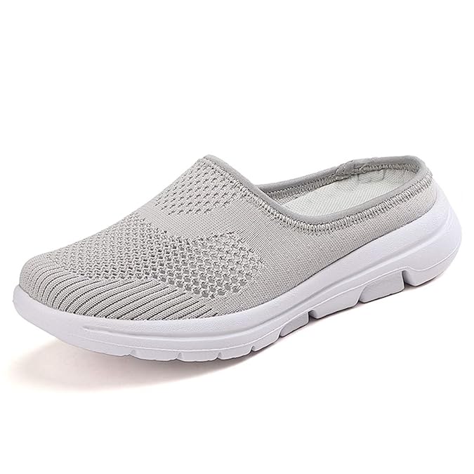 Buy Womens Backless Sneakers Mesh Slipon Mule Shoes Breathable