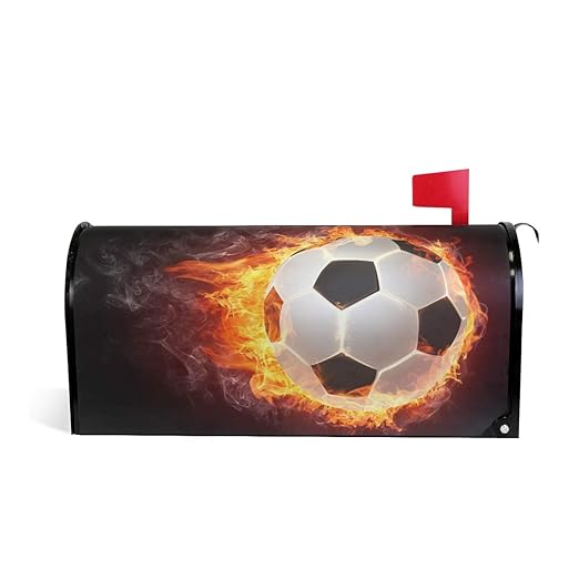 CPYang - Funda magnética para buzón de fútbol, diseño de balón de ...