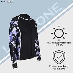 LayaTone Wetsuit Top Women 3mm Neoprene Wetsuit
