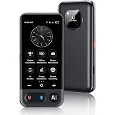Language Translator Device No WiFi Needed, 150+ Languages Upgraded Translator Support ChatGPT, Instant Translator Support Offline/Recording/Photo/AI/Voice Translation Real Time for Travel Business