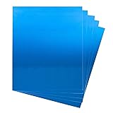 Metallic Blue Cardstock Paper, 60pcs of