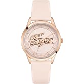 Lacoste Women's Deva Quartz Silicone Strap Watch, 34mm