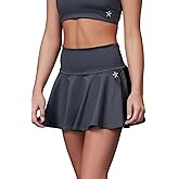 Rebel Athletic Women's Legendary Flouncy Skirt in Dark Gray