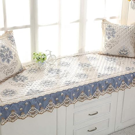 Amazon Com Yu An Thickening Lace Bay Window Cushion Modern Window