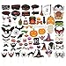 72-Pack of Halloween Photo Booth Props - Photobooth Selfie Prop Sticks, Party Supplies, Booth Accessories