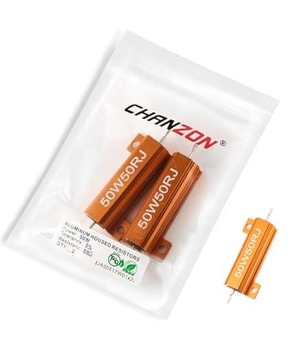 2 Stück 50W 150 Ohm Alu-Widerstände – Für LED, Wechselrichter & Industrie-Steuerung