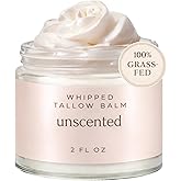 Snuggle Suds Whipped Tallow Balm – 100% Grass Fed Beef Tallow for Baby, Eczema & Sensitive Skin; Double-Infused with Calendula & Chamomile Herbs (Unscented Herb-Infused)