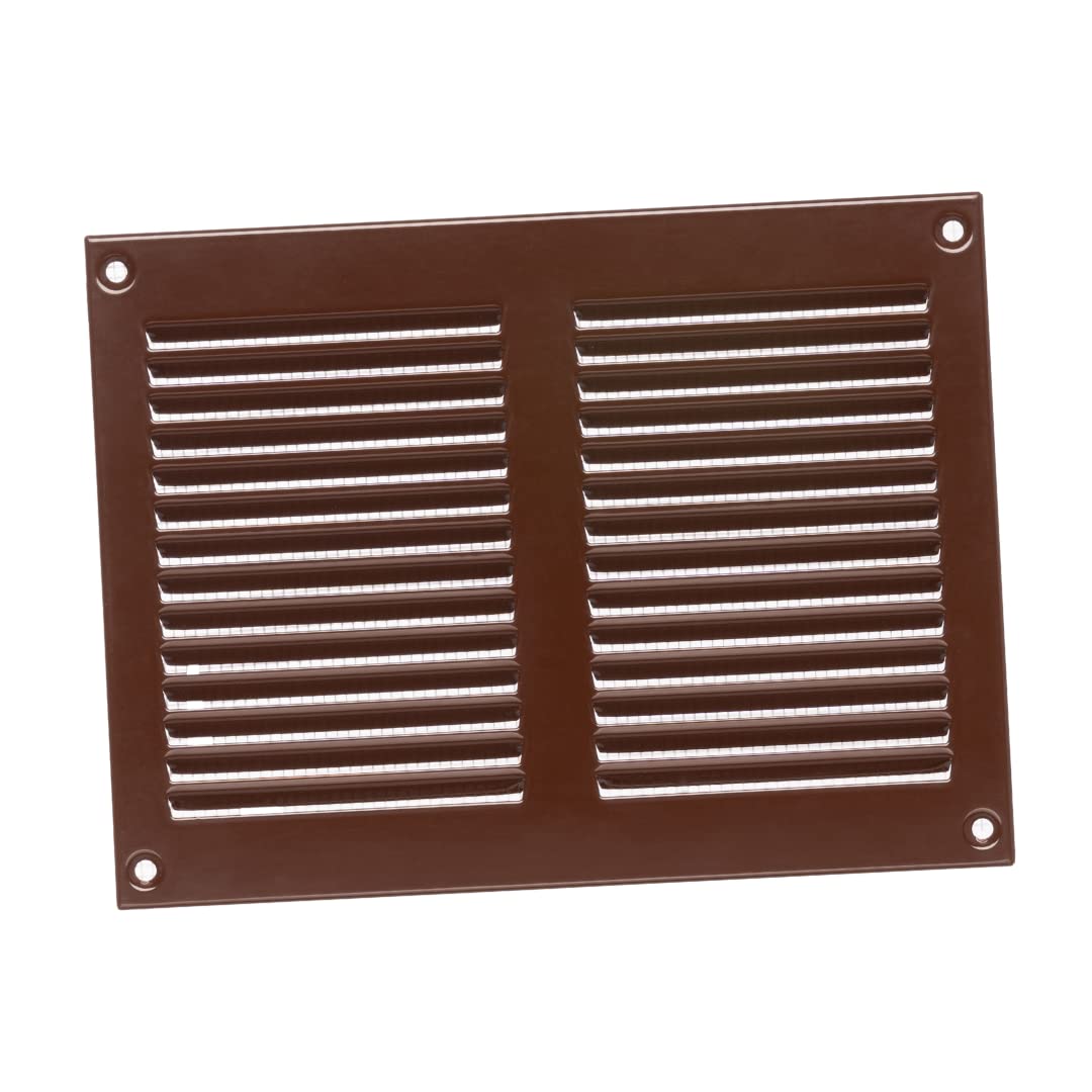 Brown Metal Air Vent Grille 200mm x 150mm