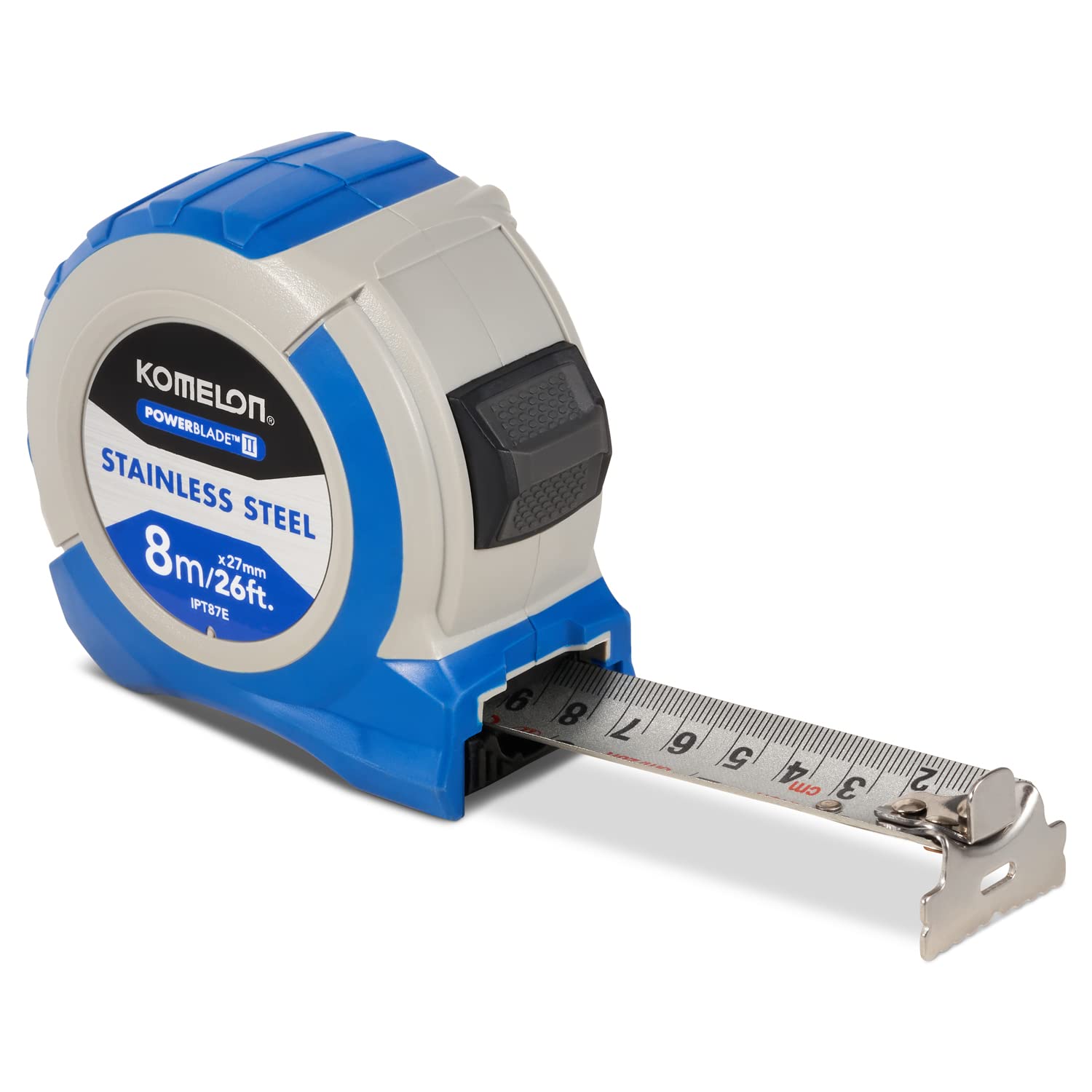 Komelon Stainless Steel PowerBlade™ Pocket Tape 8m/26ft (Width 27mm)