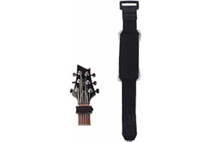 LMWKUN Guitar String Muter Guitar Noise Reducer Dampener Universal Guitar Fretboard Muting Wraps Suitable for Electric Acoustic Classic Guitar Bass Musical Instrument Accessories (black)