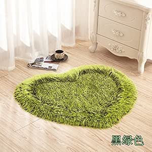 LX.AZ.Kx Felpudos Heart-Shaped esteras cifrado Gruesa Minimalista