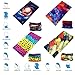 12Pieces Wide Headbands for Men and Women-Headwear Head Wrap Sweatband Neck Gaiter Magic Scarf Tube Mask Bandana Balaclava and Sport Scarf to Cycling Running Fishing Hiking (12PCS-525)
