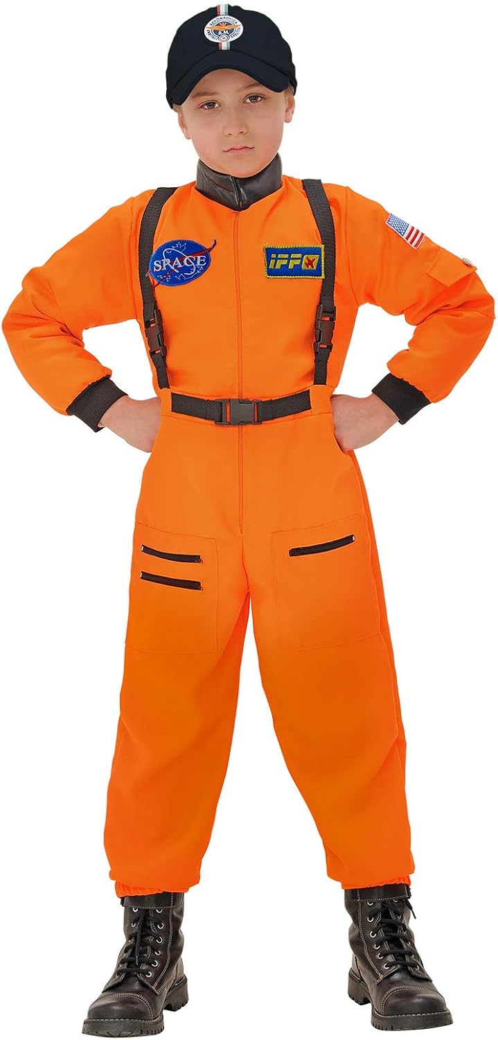 orange astronaut jumpsuit