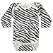 The Laughing Giraffe Unisex Infant Blank Cotton Long Sleeve Baby Bodysuit Onesie