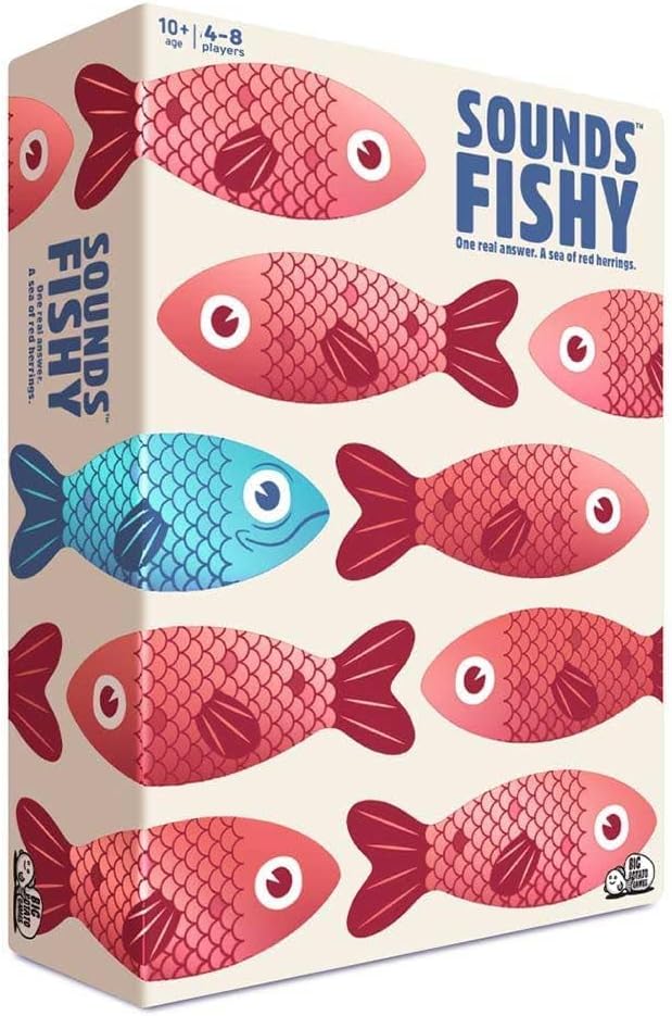 Big Potato Sounds Fishy Card Game – Fast-Thinking Bluffing Family Game