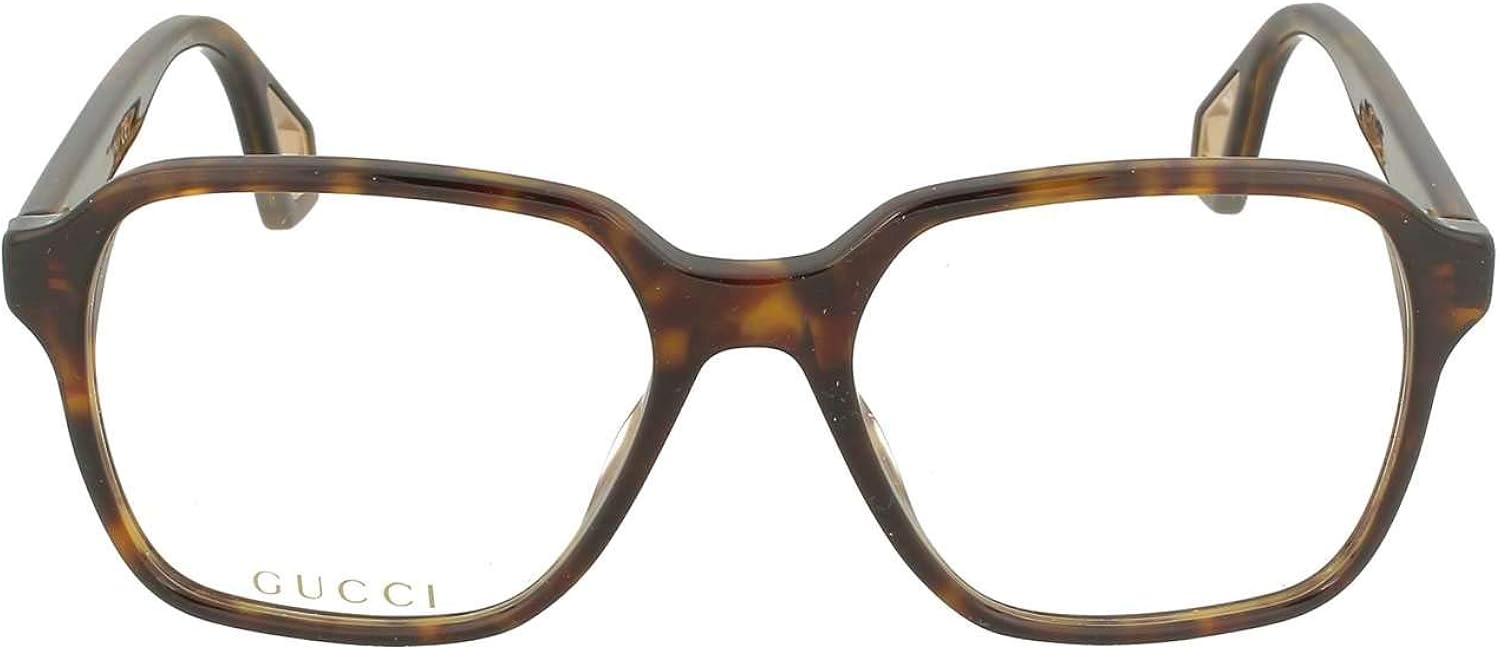 Gucci gg0469o 002 havana square eyeglasses Clearance