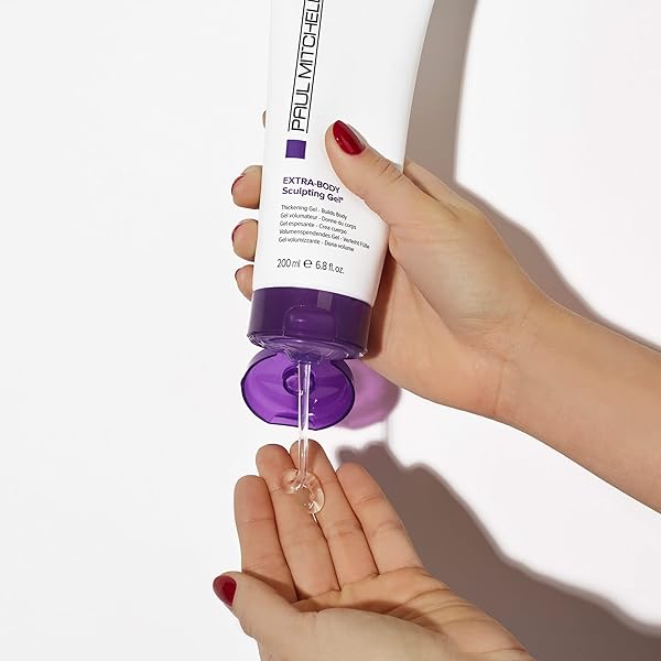 PAUL MITCHELL EXTRA-BODY SCULPTING GEL, THICKENS + BUILDS BODY, FOR FINE HAIR, 6.8 FL. OZ.