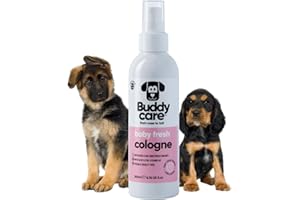 Buddycare Dog Cologne - Baby Fresh - 200ml - Delicate and Powdery Scented Dog Cologne - Refreshes Between Dog Washes