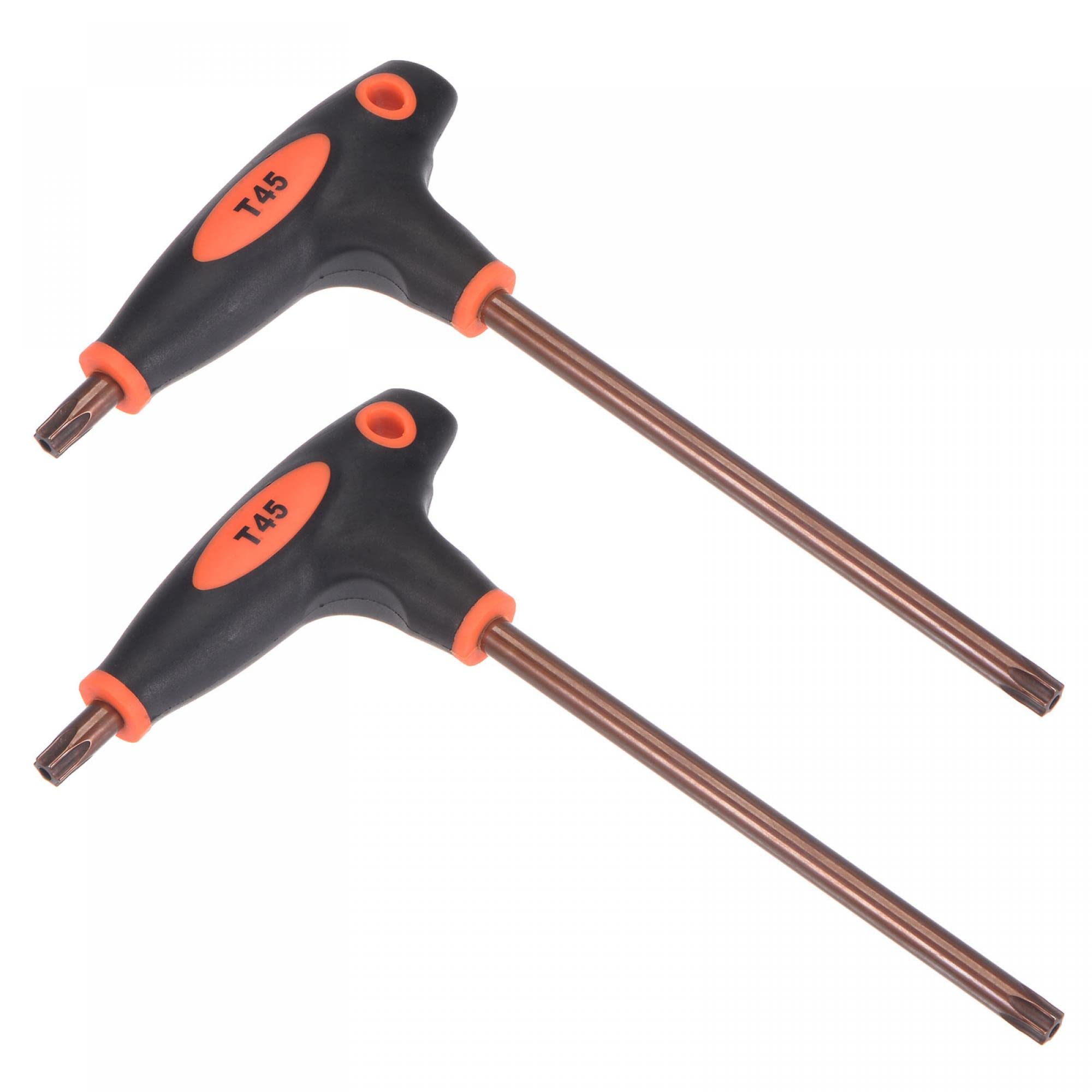 uxcell T45 Anti Tamper Proof Torx Key T-Handle Dual