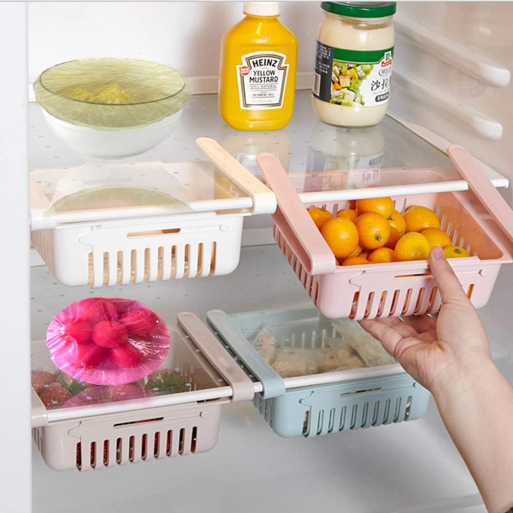  | Elastic Food Storage Covers Reusable Stretch Plastic Wrap Bowl Covers Alternative to Foil for Family Outdoor Picnic 3 Size (60): Plate Serving Covers