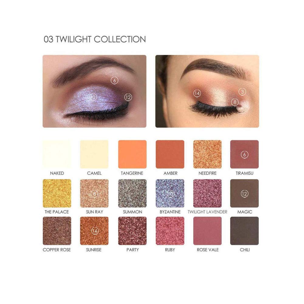 Best 18 Color Luminous Glitter Natural Matte Eyeshadow Palette Makeup