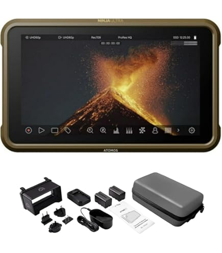 【使用1回】ATOMOS NINJA 5インチ 1000nit HDRモニター NINJA ULTRA 5インチ 1000nit HDRモニターレコーダー ATOMOS