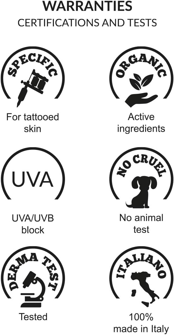 Tattoolicious COMBO SUN PLUS, SUNSCREEN 50+ Anti, Fading sunscreen for tattoo with Organic Active ingredients - Image 4