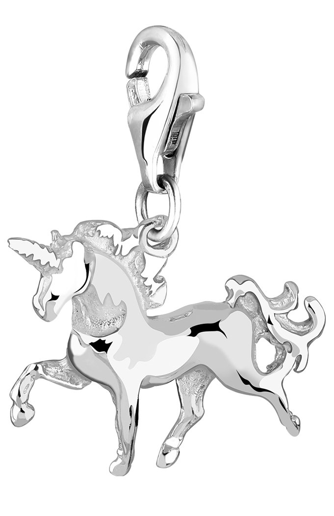 Nenalina Charm Unicorn Pendant, for all brands of Charm Bracelets and Necklaces, made of 925 sterling silver, 713132-000
