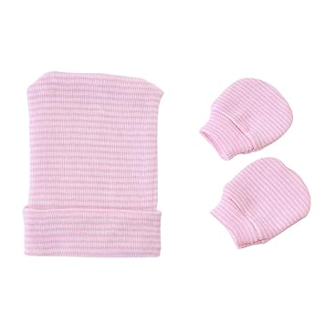 infant hat and mitten set