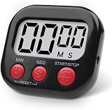 Houdian Digital Kitchen Timer with Magnetic Backing & Stand, Count Up/Down