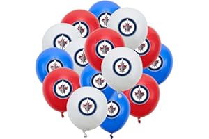 30 Pcs Jets Balloons 3 Colors 12 Inch Matte Balloons, Balloons for Hockey Themed Party Decorations, Birthday Party Balloons D