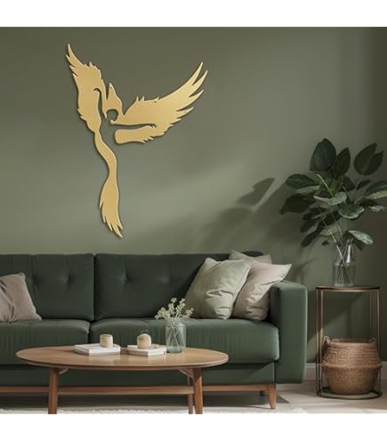 DEKADRON Metal Wall Art - Geometric Heart - 3D Wall