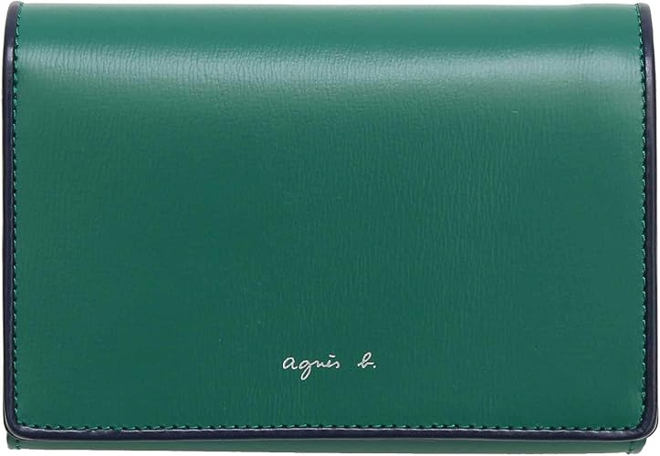 Amazon アニエスベー ボヤージュ Agnes B Voyage 正規品 ウォレット 財布 二つ折り Ew04 02 グリーン Agnes B アニエスベー キーケース